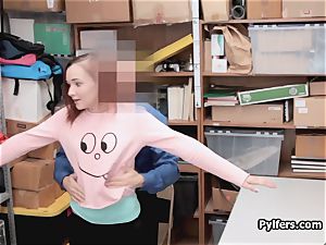 ginger-haired nubile pilfer busted n fucked at the office